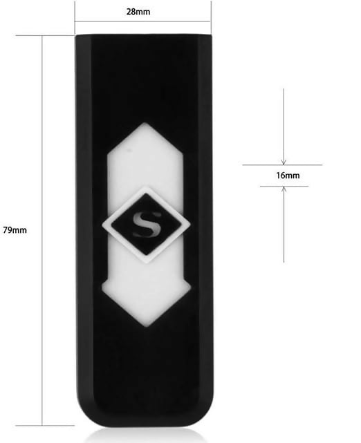New Slim USB Rechargeable Cigar/ Cigarette Flameless Lighter