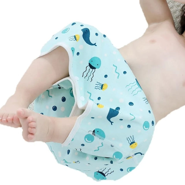 Kids Diaper Skirts, Baby Nappy Skirt, Potty Training Trousers for Children and Toddlers, Waterproof Absorbent Baby Trainer Trousers