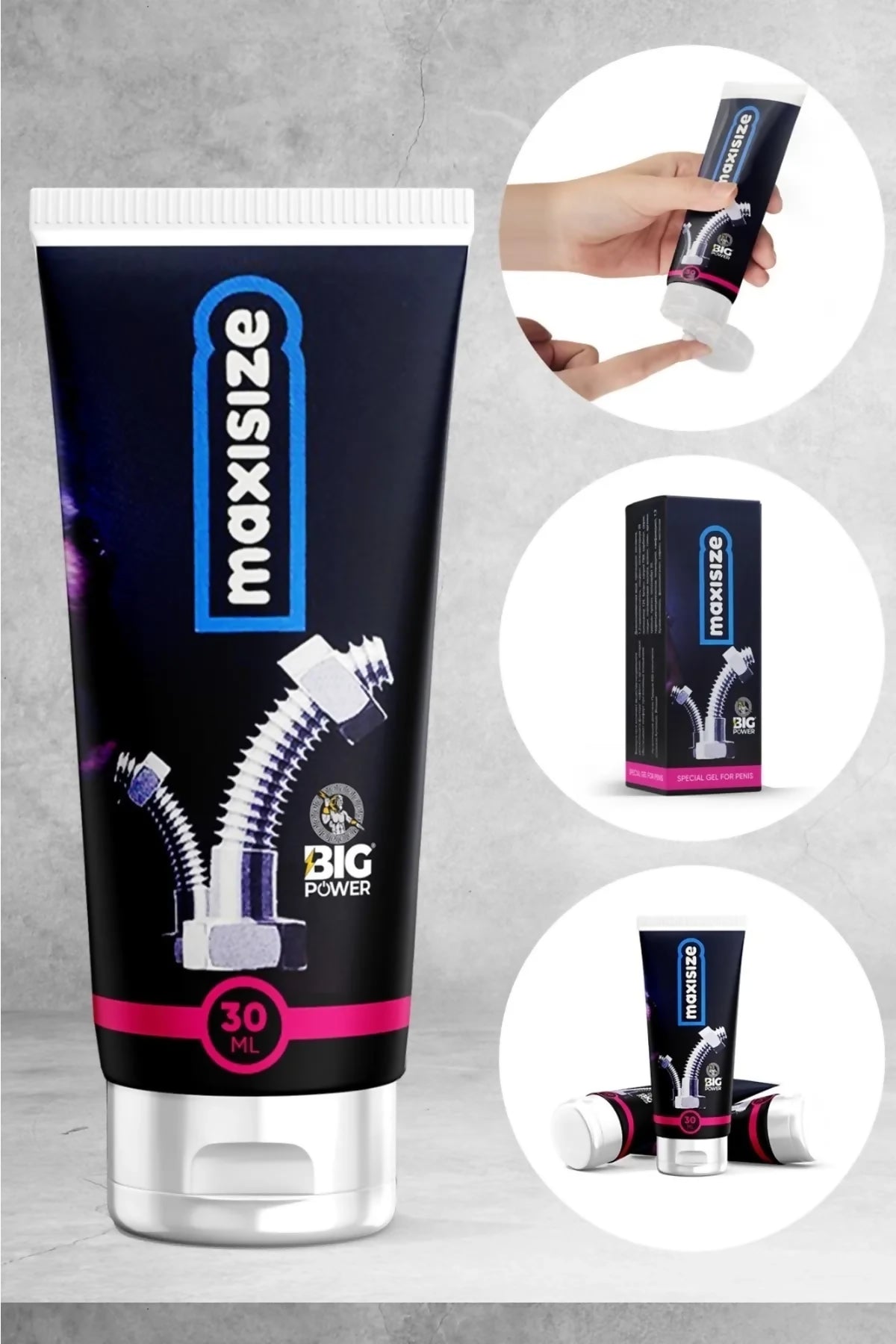 Maxisize Lubricant + Delay + Enlarging Cream For Men