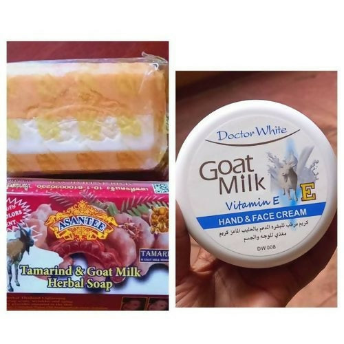 Dr. White Tamarind Goat Milk Soap+ Dr. White Goatmilk Cream
