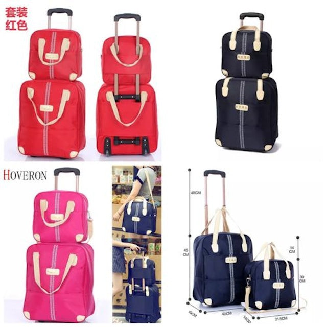 2 in 1 Trolley Bag, Waterproof Travel Suitcase Bag, Large Capacity Multi-functional Water Repellent Trolley Bag, Travel Bag