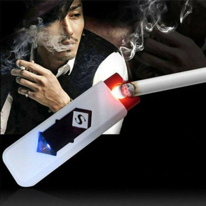 New Slim USB Rechargeable Cigar/ Cigarette Flameless Lighter