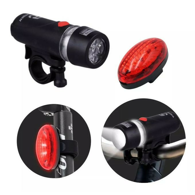 Led Headlight 300 Lumens With 4 Modes For Bike And Taillight