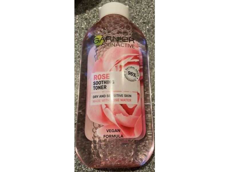 Garnier Natural Rose Water Cleansing Milk and Toner Sensitive Skin