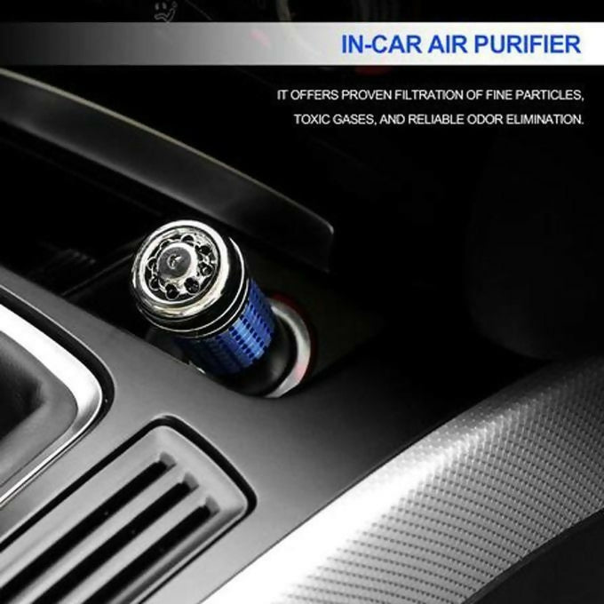 Mini Auto Car Fresh Air Ionic Purifier Oxygen Bar Ozone Ionizer Cleaner 12V