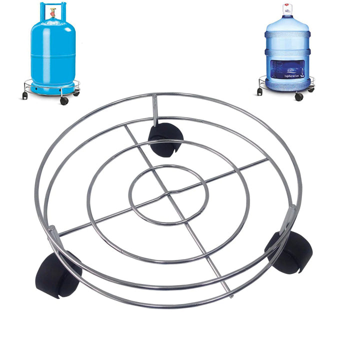 Gas Cylinder Trolley Stand Quality Round Heavy Duty Moveable