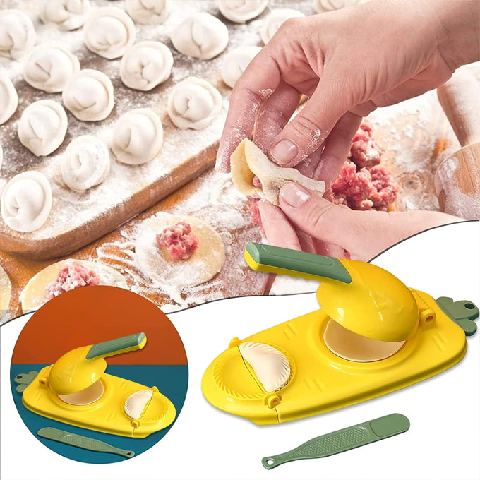 2 in 1 dumpling press and samosa meat pie press