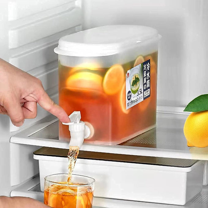 3.5L table top or fridge juice container with dispenser tap