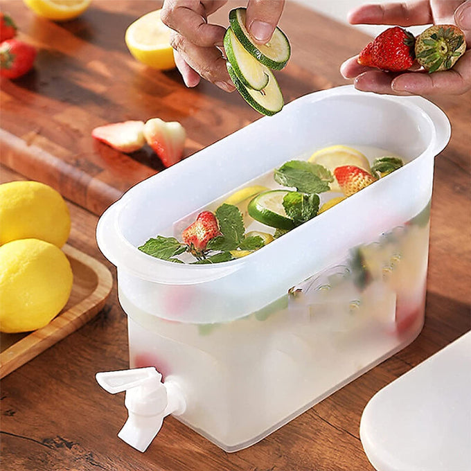3.5L table top or fridge juice container with dispenser tap