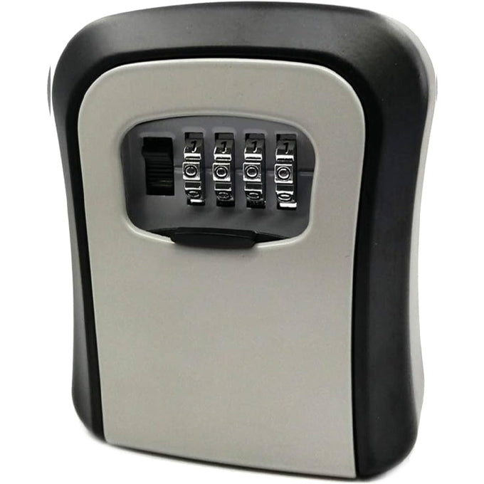 Key Lock Box, Wall Mounted Key Safe Box, 4 Digit Resettable Combinatio ...