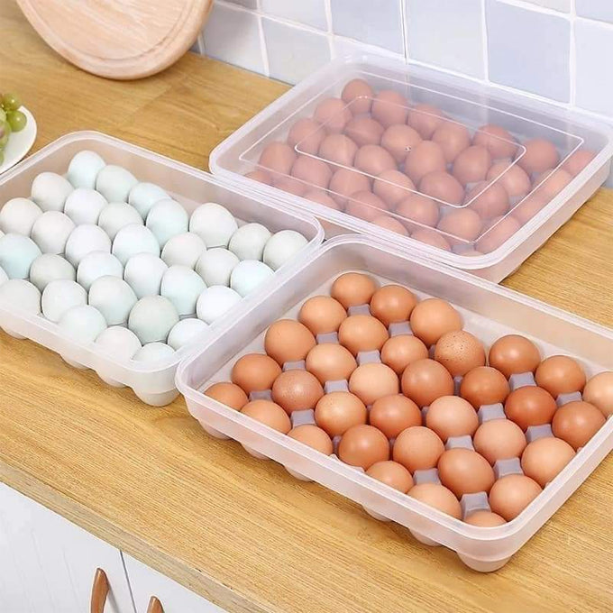 34eggs Egg tray storage container