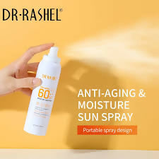 Dr. Rashel Anti-aging 60++ SPF Sun Protection Moisture Sun Spray + After sun soothing and cooling gel + Moisture Sun cream [3 Piece Set]