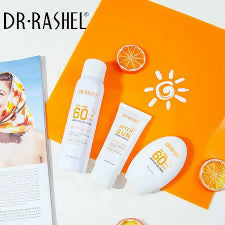 Dr. Rashel Anti-aging 60++ SPF Sun Protection Moisture Sun Spray + After sun soothing and cooling gel + Moisture Sun cream [3 Piece Set]