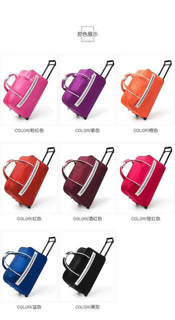 New Fancy Luggage Trolley Bags for Travel, Foldable Cabin Suitcase with Wheels