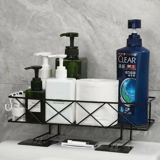 Big size 34x15x7cm metallic bathroom or toilet top organizer