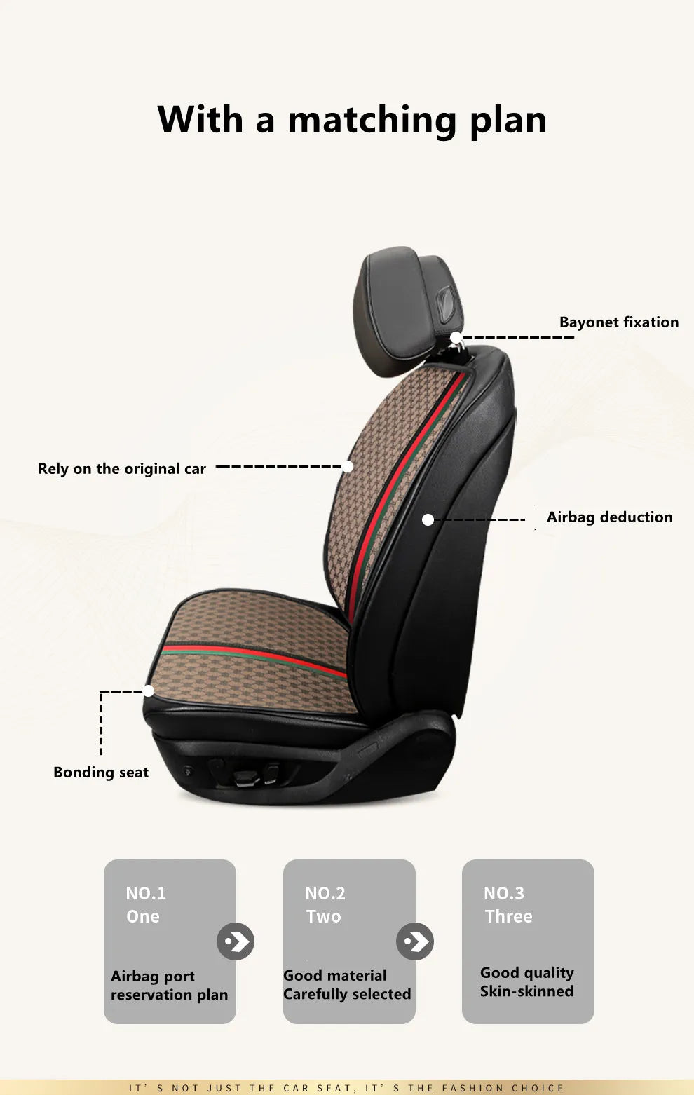 2021 new car seat four seasons universal three-piece single-piece polyester fiber car seat cushion winter cute rear trolley mat