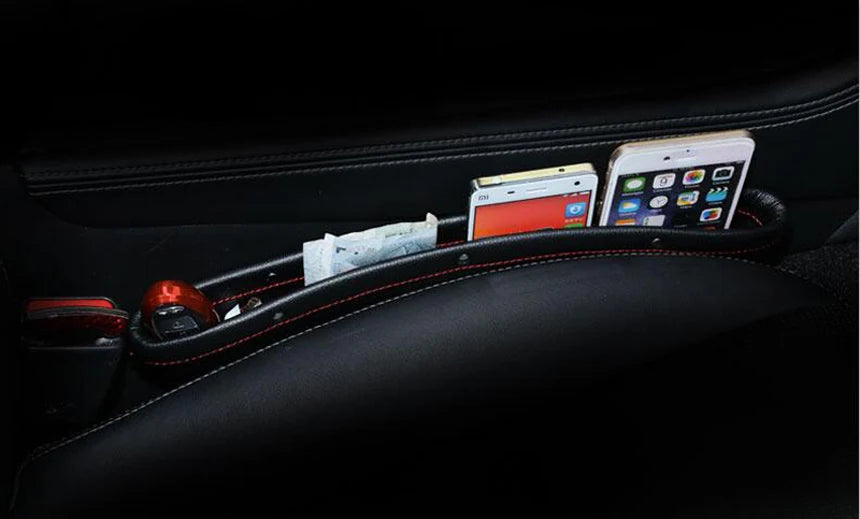 Stowing Tidying Magic PU Storage Box Seats Crevice leather Box Interior Accessories For Infiniti Q50 QX50 QX60 Q70