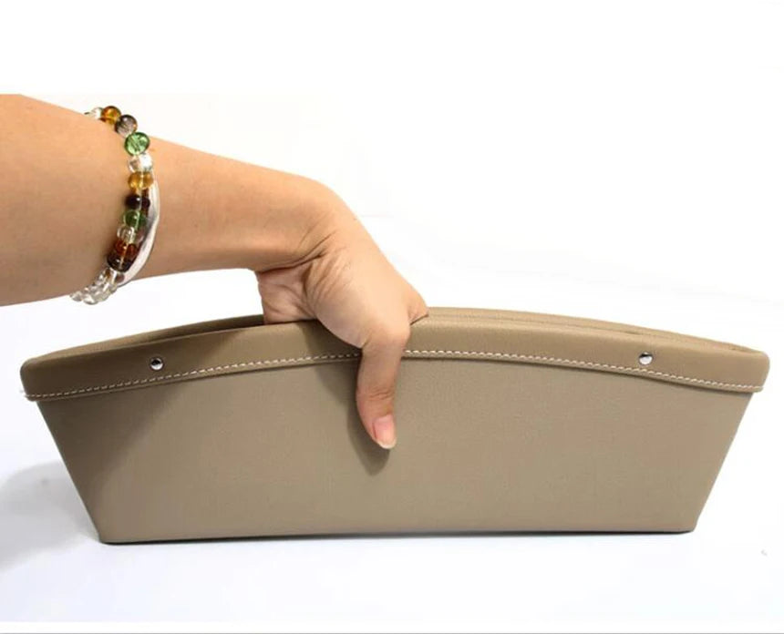 Stowing Tidying Magic PU Storage Box Seats Crevice leather Box Interior Accessories For Infiniti Q50 QX50 QX60 Q70