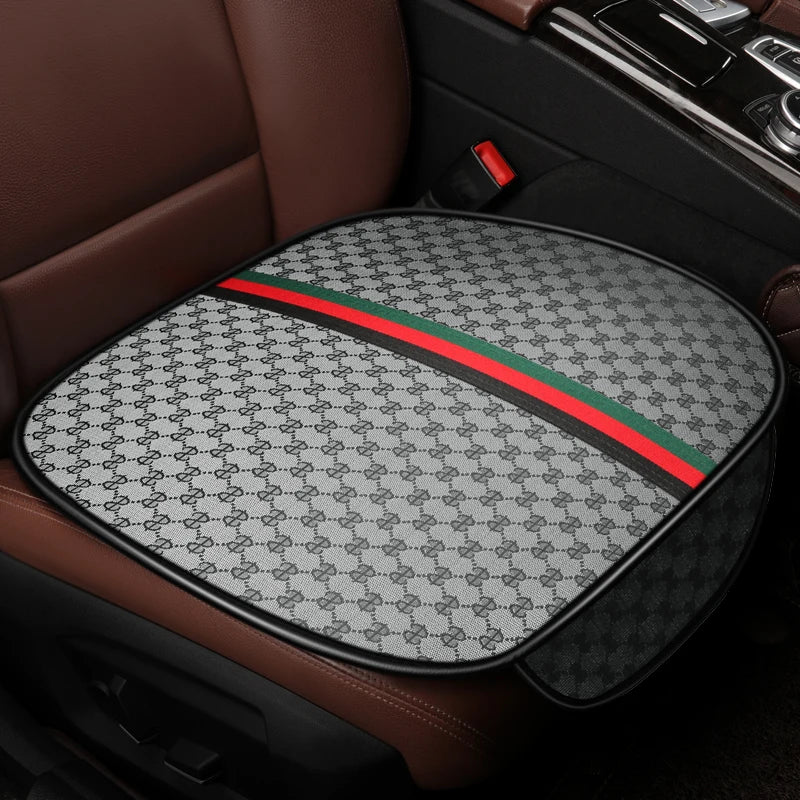 2021 new car seat four seasons universal three-piece single-piece polyester fiber car seat cushion winter cute rear trolley mat