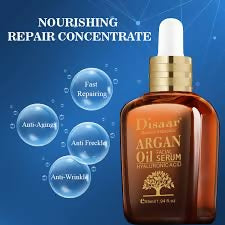 Disaar Argan Oil Anti-Aging, Fast Repairing Facial Serum with Hyaluronic Acid 55ml