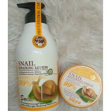 Fruit Of The Wokali Snail Skin Repairing Soothing Lotion and cream
