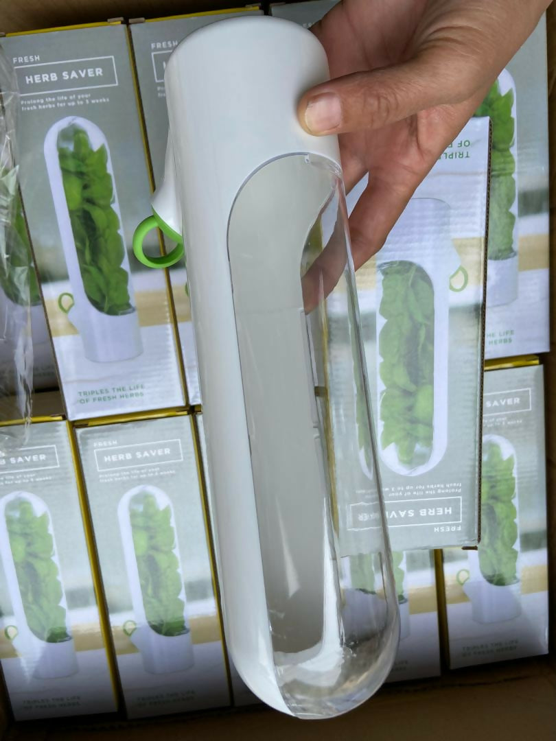 Fresh herbs fridge storage container