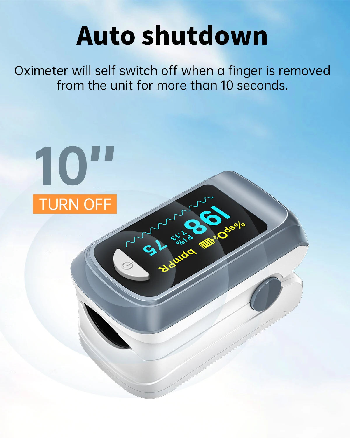 HealthTree Finger Pulse Oximeter SPO2 PR PI RR Blood Oxygen Saturation Meter Heart Rate Monitor OLED Oximetro De Dedo
