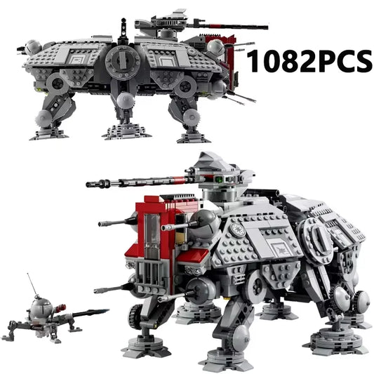 Walking Machine Compatible With 75337 All Terrain Tactical Actuator At-te Model Building Kit Assembling Small Particle Toys Gift