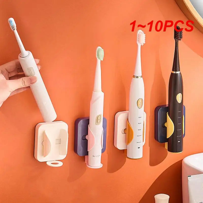 1~10PCS Toothbrush Holder Wall-mounted Electric Toothbrush Storage Rack Gravity Induction Toilet Couples Rack Free Punching