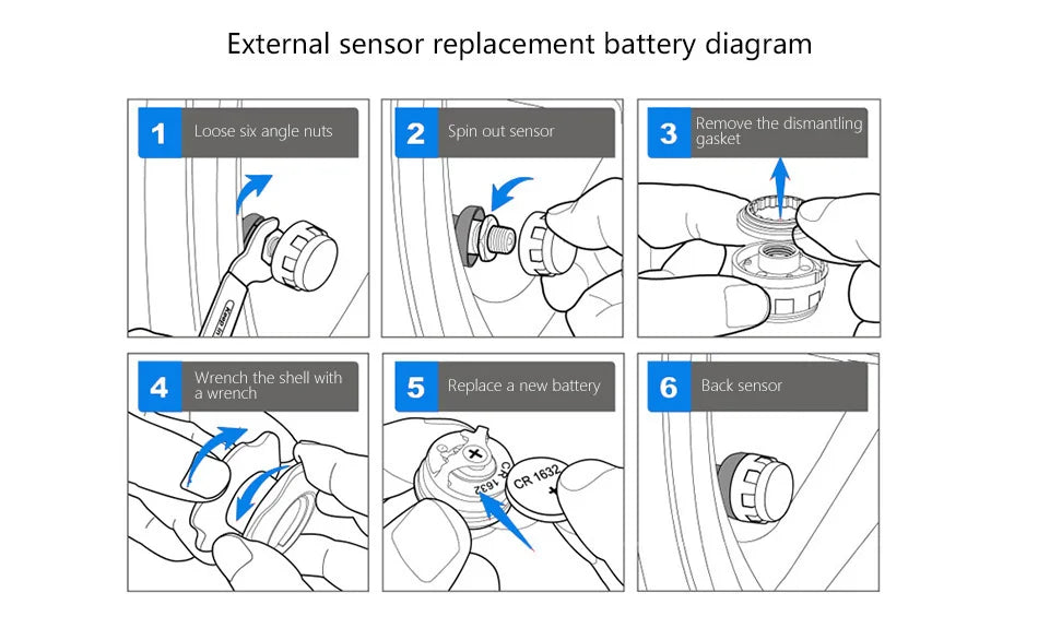 Smart TPMS Car Tire Pressure Alarm Monitor System 4 Sensors Display Solar Intelligent Tyre Pressure Temperature Warning