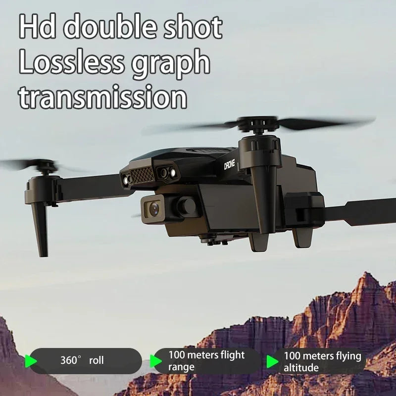 New H4 Mini Drone 4K WIFI FPV Wide Angle HD Dual8K Camera Height Hold NairoMarket