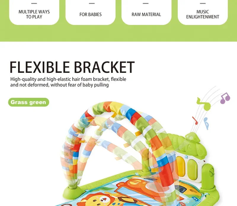 New Selling Baby Toys Music Pedal Piano 0-1 Year Old Newborn Piano Game Pad Christmas Gift Mother and Child Supplies