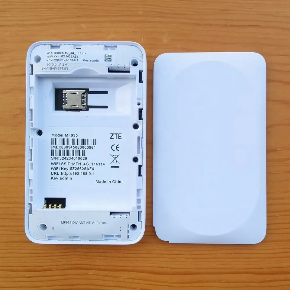 Global Version Unlocked ZTE MF935 4G LTE Mobile WiFi Router Cat4 150Mb ...