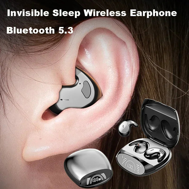 Sleep Invisible Earbuds Tiny Mini Headphones Hidden Noise Cancelling T NairoMarket