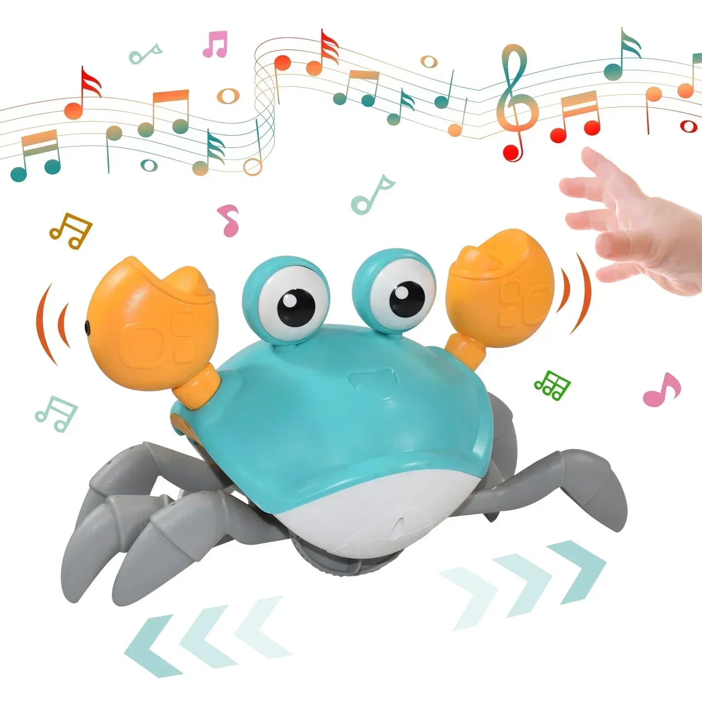 Escape Induction Crab Octopus Crawling Toy Baby Electronic Pets Musical Toys Educational Toddler Moving Toy Kids Christmas Gift