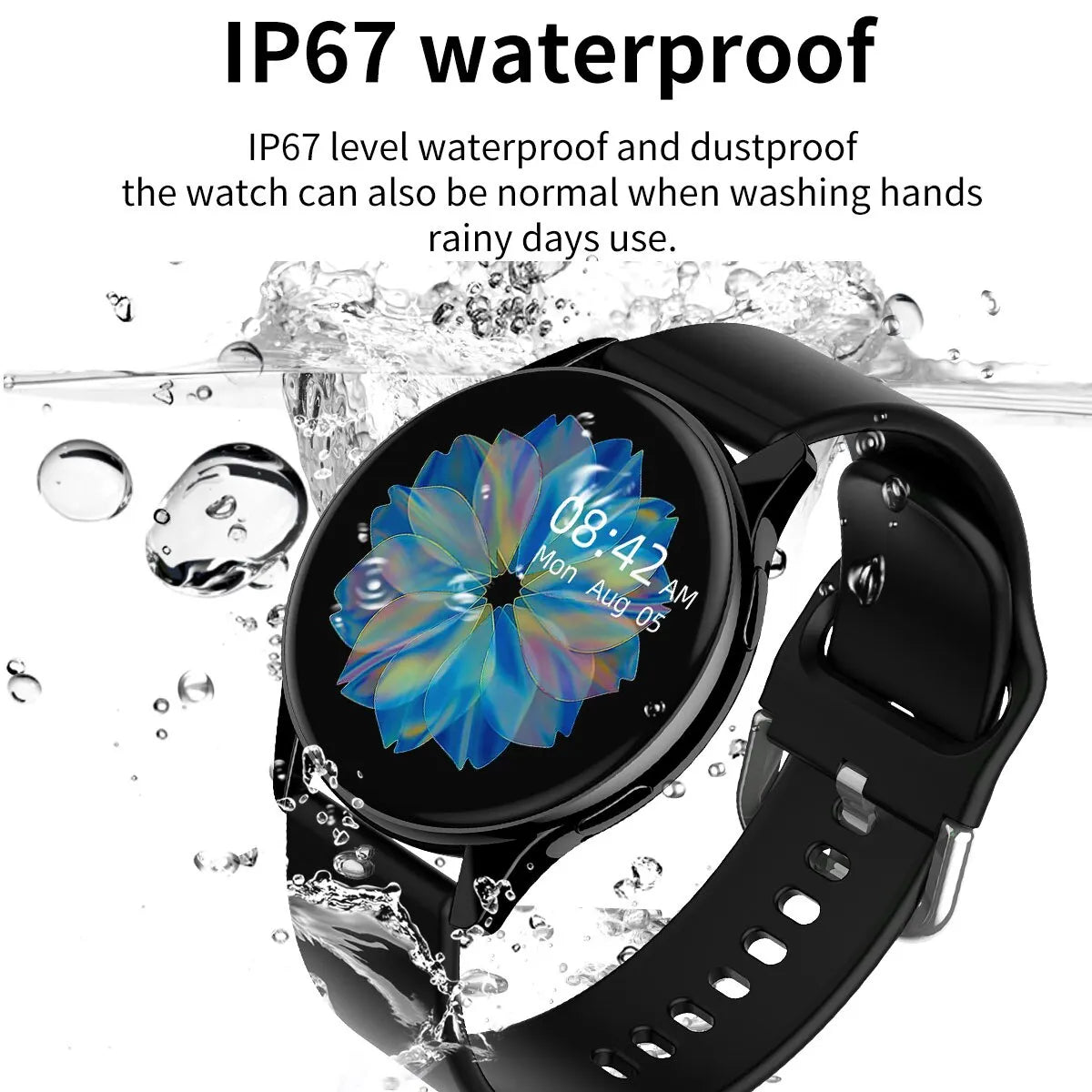 Newest Smart Watch 2024 Full Round Smartwatch Men Bluetooth Call Smart Watch Women Fitness Bracelet DIY Faces IOS Android Phone