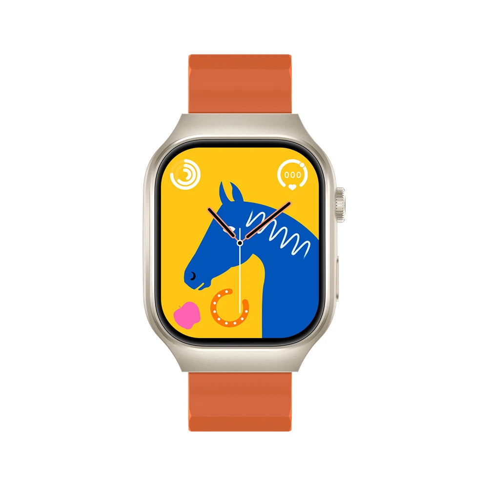 Smart Watch Android IOS Male Women Watch Call Message Reminder 2.01cm Large Screen Display Exercise Steps and Fitness Exer