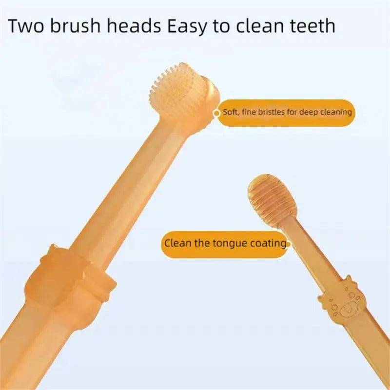 1~10PCS Pet Dog Toothbrush Brush Silicone Soft Toothbrush Oral Care Puppy Toothbrush Toothpaste Pet Kit Teeth Cleaning Cat Care