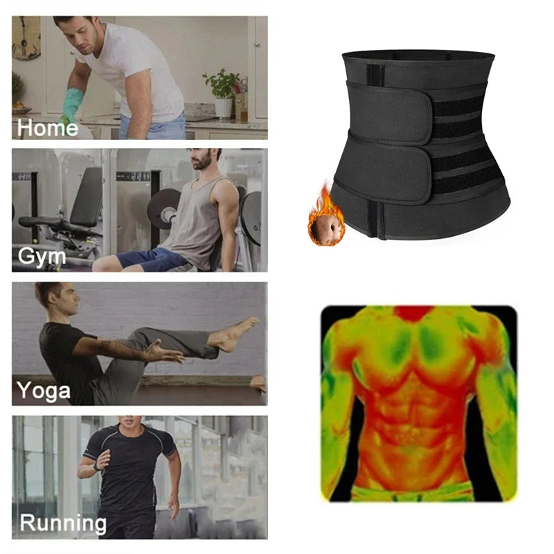 YBFDO Men Sauna Sweat Waist Trainer Shapewear Cinchers Slimming Belly NairoMarket