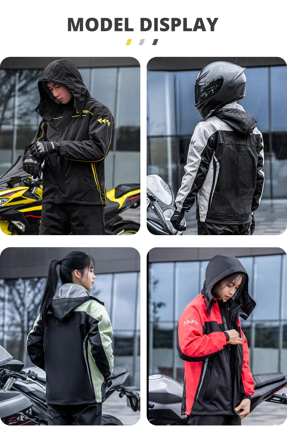 Raincoat for two wheeler rider shop