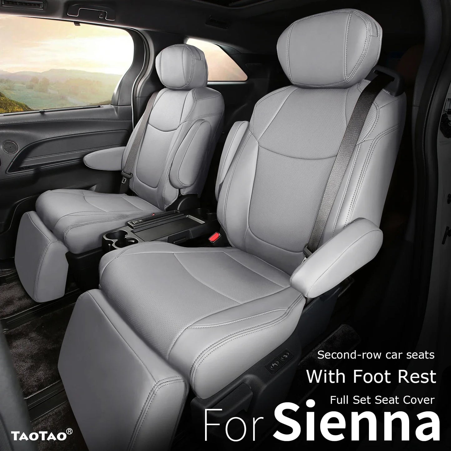 Suitable for Toyota Sienna 2021 2022 2023 2024 car seat covers skin full set truck cover Platinum LE XLE XSE Woodland 7/8 seat