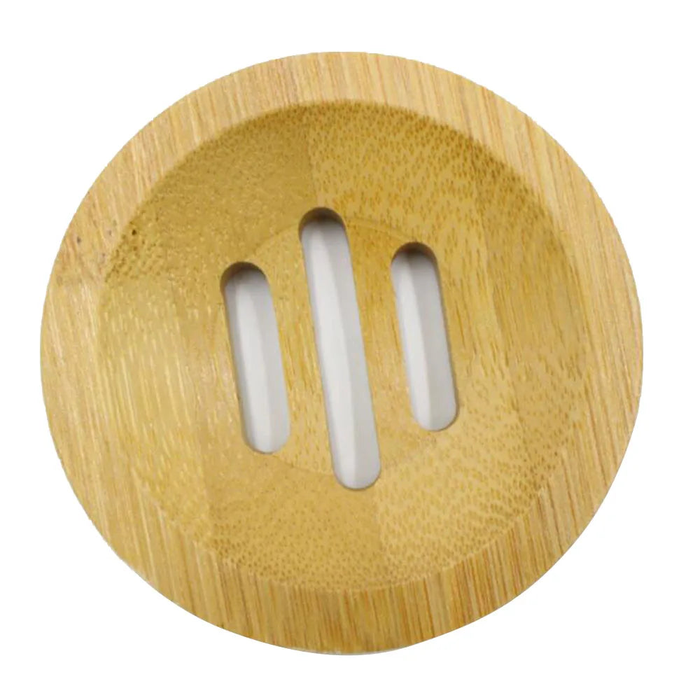 1~10PCS Bathroom Toilet Tools Wooden Anti-Mildew Drain Box Bath Soap Rack Natural Bamboo Tableware Soap Dishes