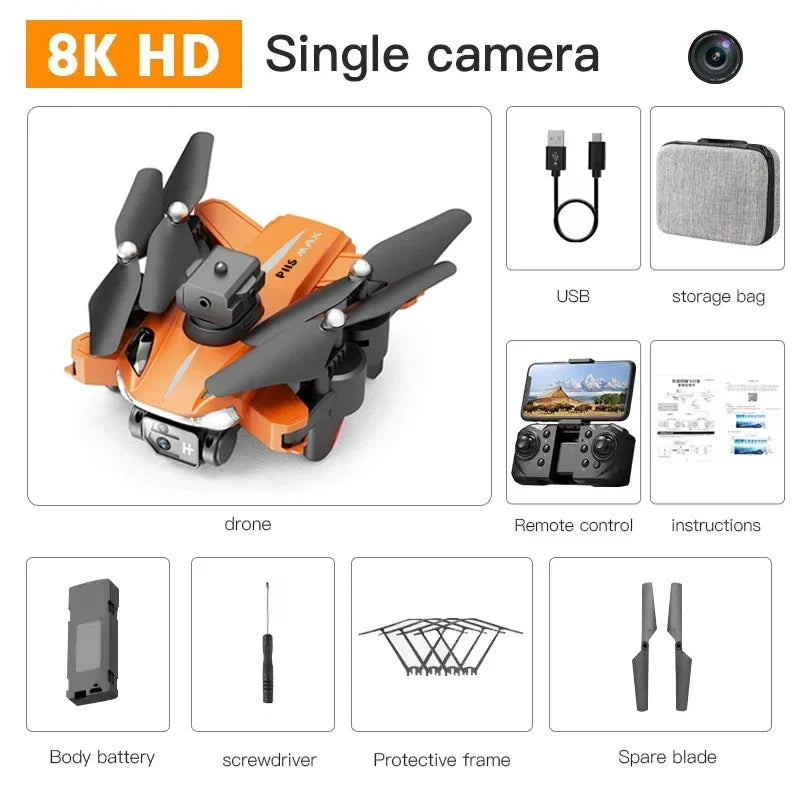 P11S PRO MAX Drone 8K HD Camera GPS Professinal Four-way 
