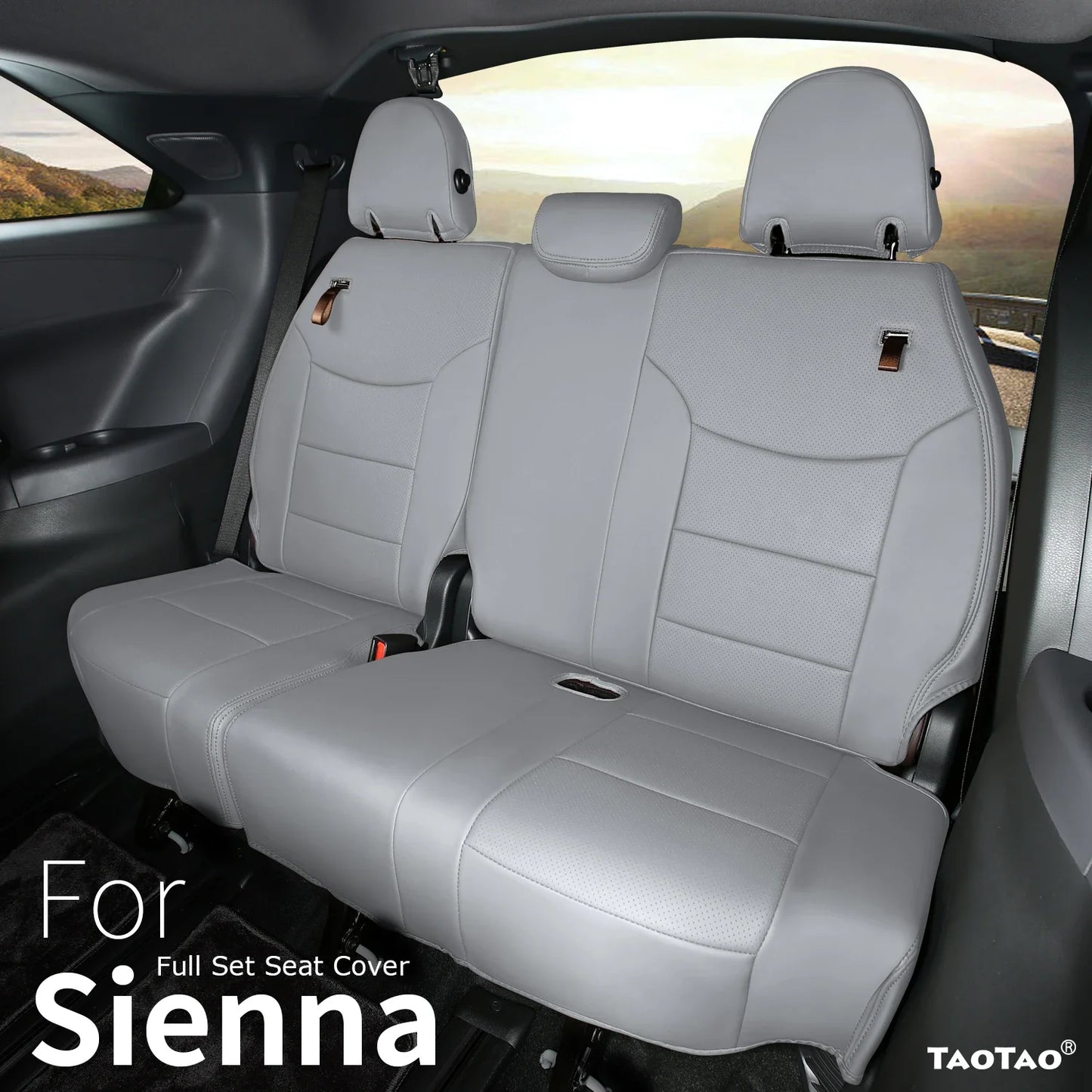 Suitable for Toyota Sienna 2021 2022 2023 2024 car seat covers skin full set truck cover Platinum LE XLE XSE Woodland 7/8 seat