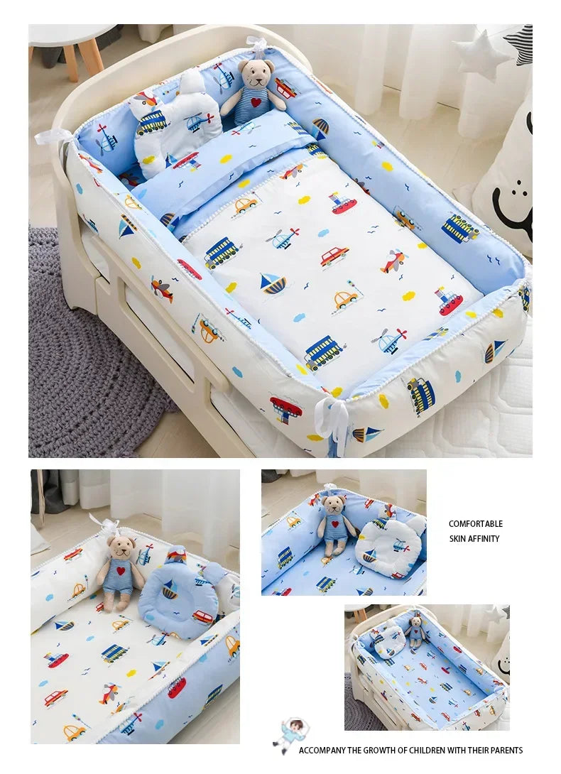 1pc New Folding Baby Sleeping Nest Newborn Bed Crib Travel Playpen Mat NairoMarket