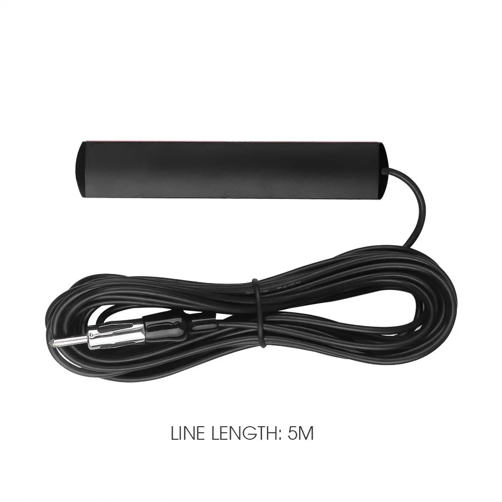 DC 5-12V Car Electronic Radio Antenna Car Hidden Amplified Antenna Signal Amplifier Booster Antena for Car Truck Motorcycle Boat