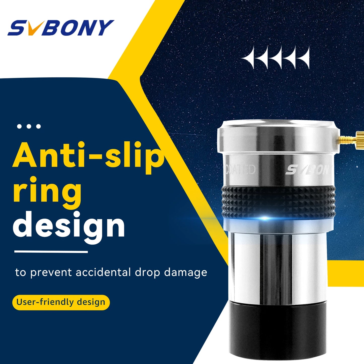 SVBONY SV137 1.25 Inch 2X/3X Barlow Lens Metal Body Fully Multi Coated Telescope Accessory for telescope eyepiece astronomy