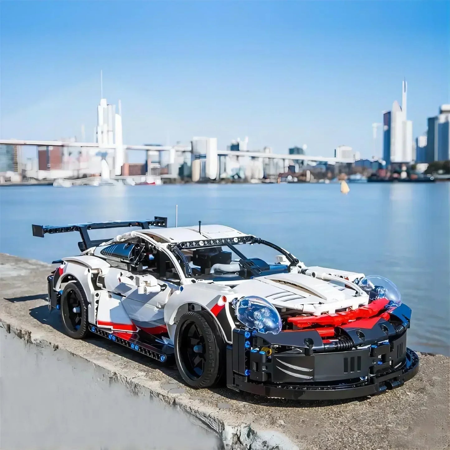 New 1580pcs Classic Racing Car Building Block Toy Education DIY Racing Block Christmas Gift Children's Puzzle Toy Game