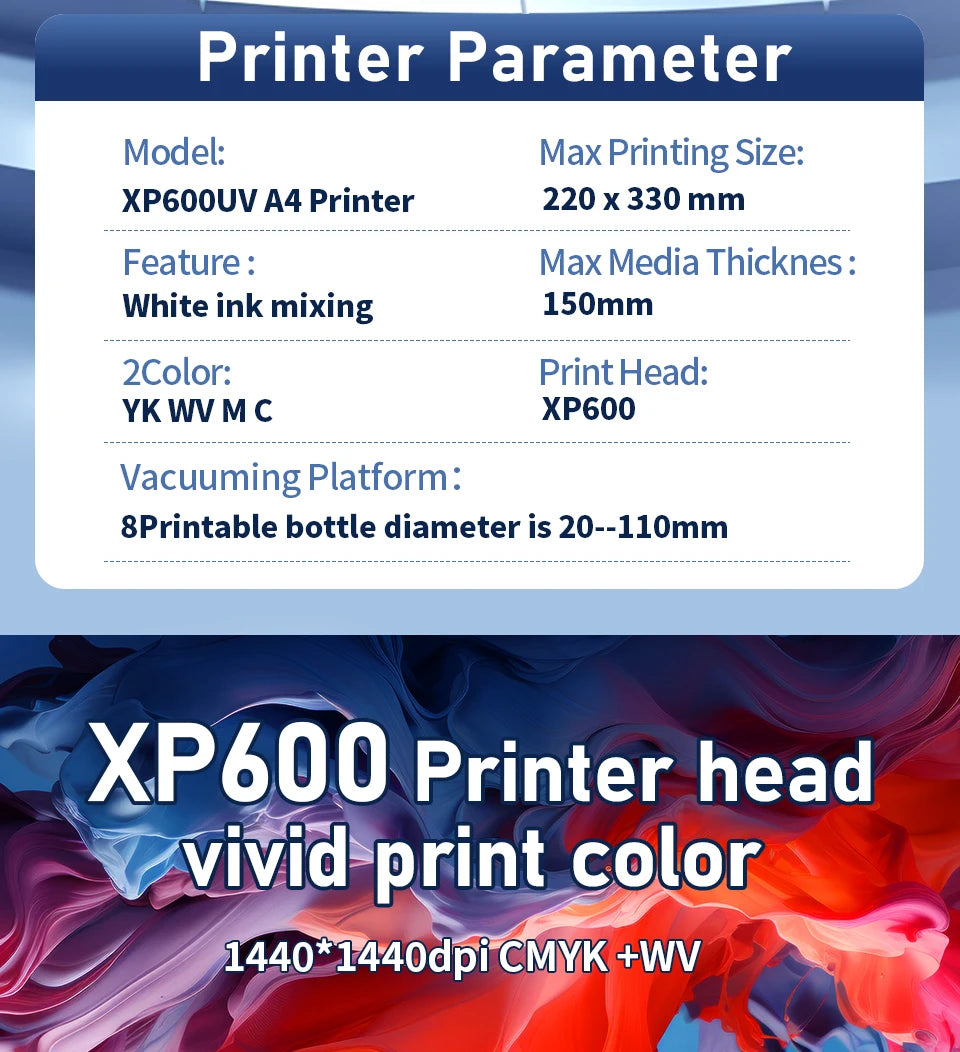 A4 UV DTF Printer UV Flatbed Printer With Varnish XP600 L805 UV Sticker Printer With Laminating machine For Metal Acrylic Print