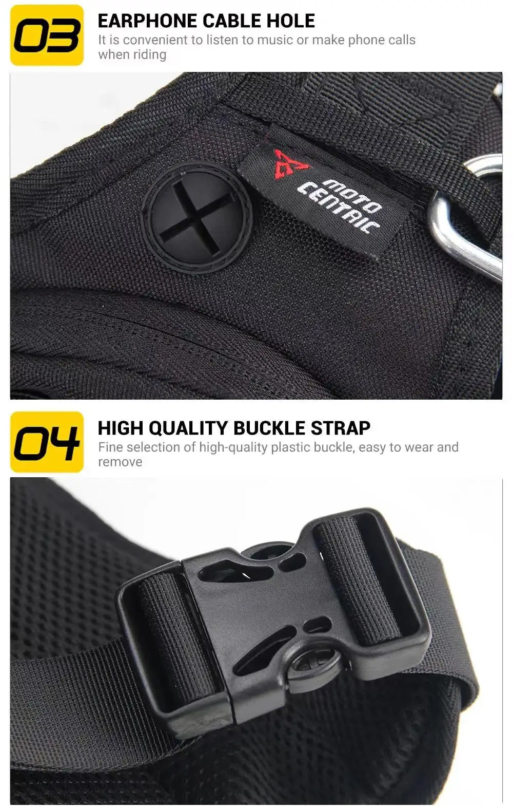 Motorcycle Drop Leg Side Bag Black Motorcycle Bag Hard Shell Outdoor Casual Waist Bag Motorbike Hip Bum Pack Bags